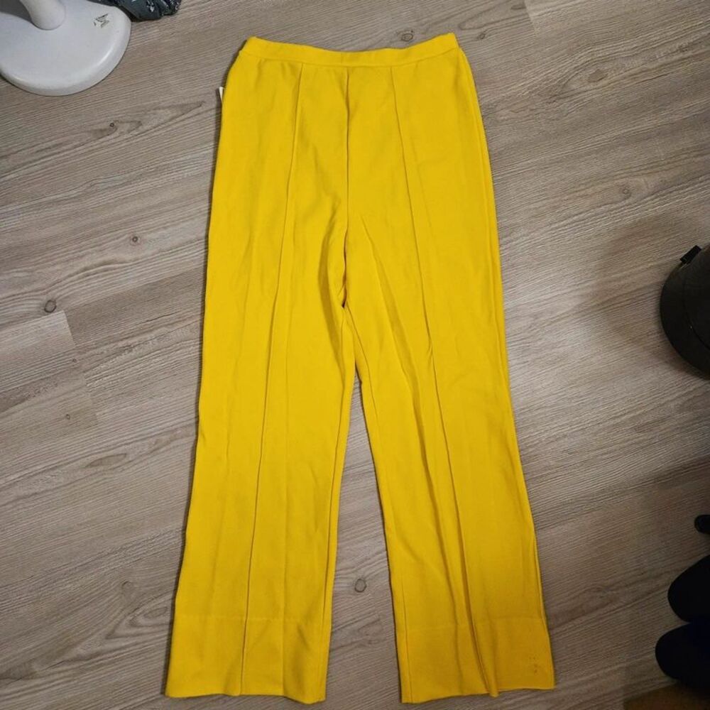 Vintage yellow polyester 70s pants